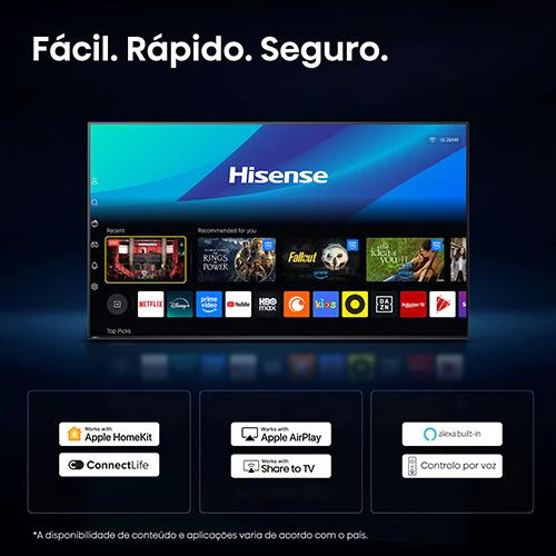 Smart TV Hisense 75" QLED UHD 4K 75E7S - 189cm - Image 9