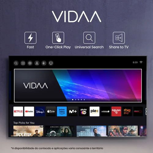 Smart TV Hisense 75" 4K UHD 75A7KQ - 190cm - Image 9
