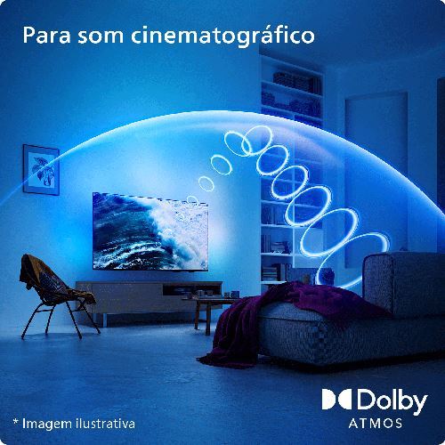 Smart Tv Philips 50'' Uhd 4K 50Pus8079 126Cm - Outlet Loja Benfica - Grade C - Image 7