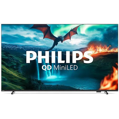 Smart TV Philips 55" QD Mini-LED 4K 55MLED820/12 - 140cm