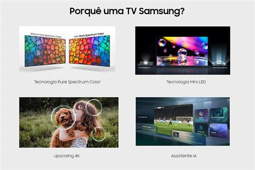 Smart TV Samsung 50" Mini-LED Vision AI UHD 4K 50M70H - 127 cm - Image 4