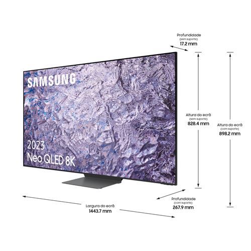Smart Tv Samsung 65'' Neo Qled 8K 65Qn800C 165Cm - Outlet Loja Benfica - Grade B - Image 5