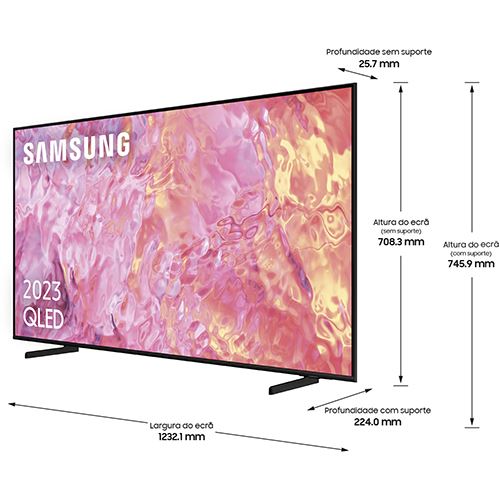 Smart TV Samsung 55" QLED UHD 4K 55Q60C 140cm - Image 2