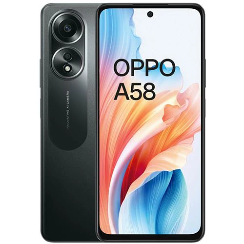 Oppo A58 - 128GB - Preto Cintilante