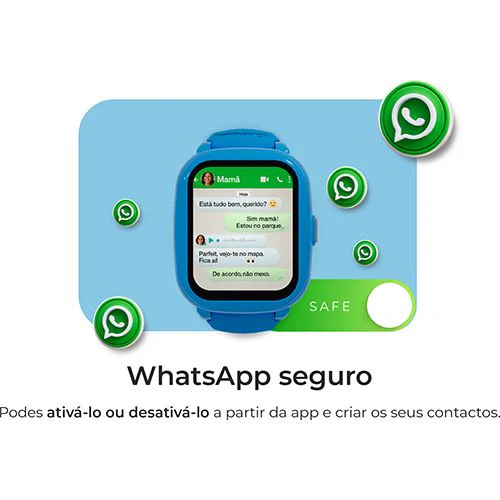 Smartwatch 4G para Criança Savefamily Iconic Plus 2 - Bubble Blue - Image 14