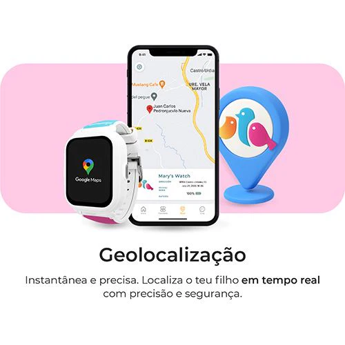 Smartwatch 4G para Criança Savefamily Iconic Plus 2 - Candy Candy (Rosa) - Image 17