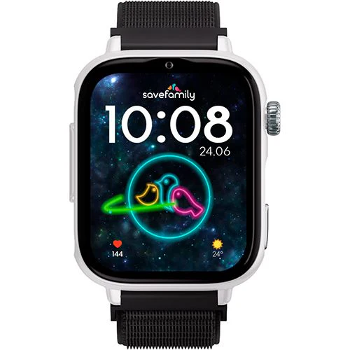 Smartwatch 4G para Criança Savefamily Savewatch Plus 2 - Branco / Black Night (Preto)