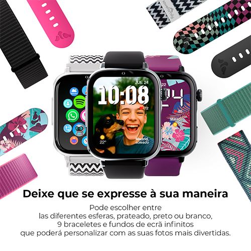 Smartwatch 4G para Criança Savefamily Savewatch Plus 2 - Branco / Framboesa (Rosa) - Image 11