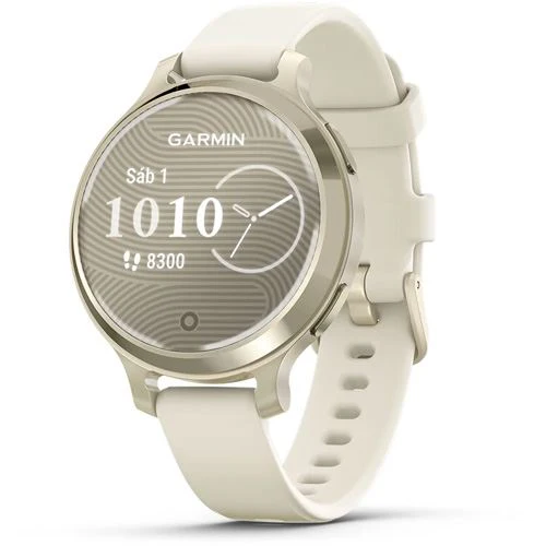 Smartwatch Garmin Lily 2 Active 38mm - Dourado Lunar/Branco Osso