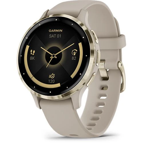 Smartwatch Garmin Venu 3S - Castanho