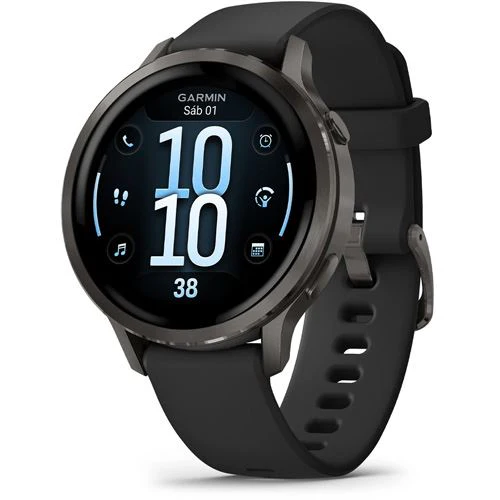 Smartwatch Garmin Venu 4 - 41mm - Cinzento | Preto