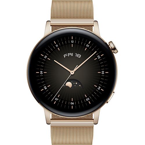 Smartwatch Huawei Watch GT 3 42mm - Elegant Gold | Gold Milanese Strap