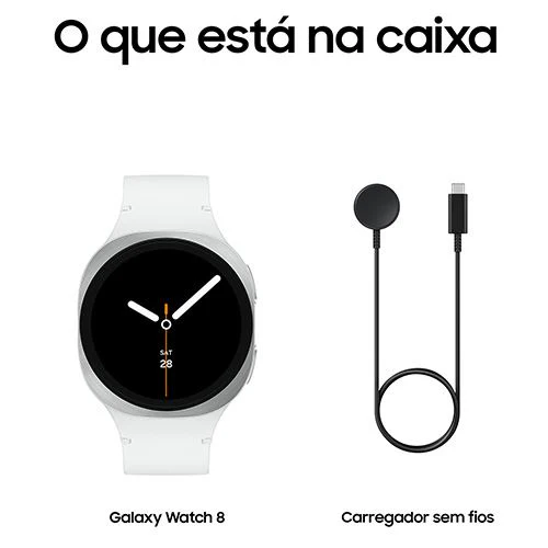 Smartwatch Samsung Galaxy Watch8 40mm - Prateado - Image 8