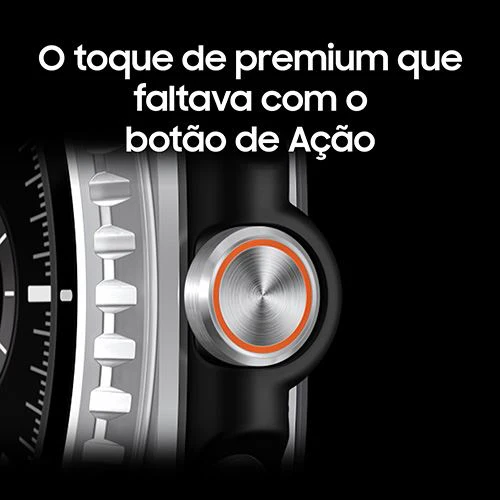 Smartwatch Samsung Galaxy Watch8 Classic 46mm - Prateado/Preto - Image 4