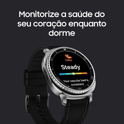 Smartwatch Samsung Galaxy Watch8 Classic 46mm - Prateado/Preto - Image 9