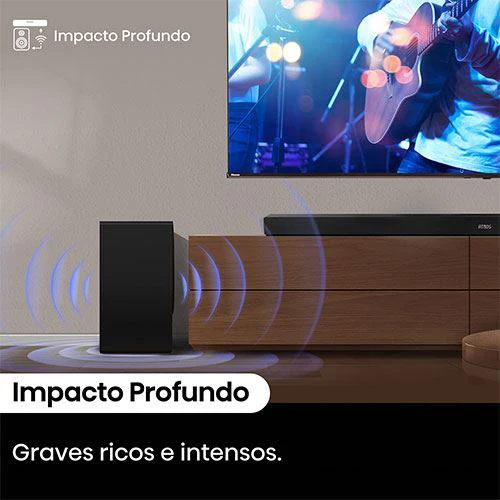 Soundbar Hisense 5.1 AX5100Q - Preto - Outlet - Grade A - Image 13
