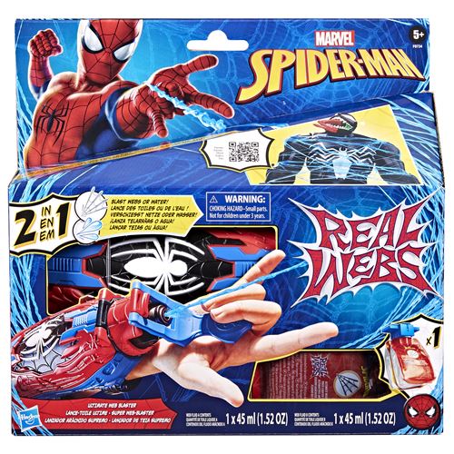 Lançador de Teia Supremo Marvel Spider-Man - 2 em 1 - Hasbro