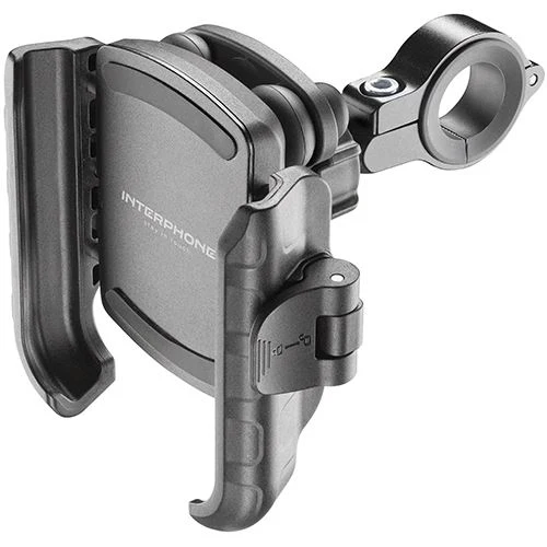 Suporte Telemóvel Anti-Vibração Interphone para Guiador - Preto