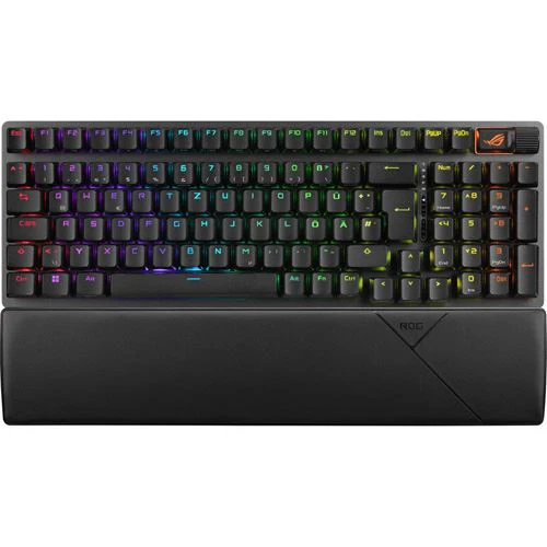 Teclado Gaming Mecânico Asus ROG Strix Scope II 96 Wireless/Bluetooth - ROG NX Snow V2 Switches - Layout US - Preto
