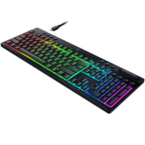 Teclado Gaming Mecânico Razer BlackWidow V4 Low-Profile HyperSpeed Wireless/Bluetooth - Orange Switches - Layout US - Preto - Image 9