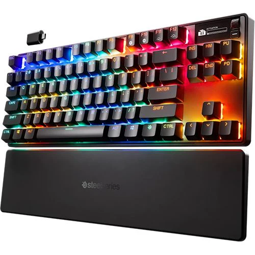 Teclado Gaming Wireless Steelseries Apex Pro TKL Gen 3 - Layout US - Preto - Image 2