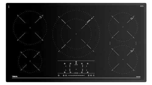Placa de Indução Teka IR 9530 | Elétrica | 90 cm | 5 Zonas | Preto