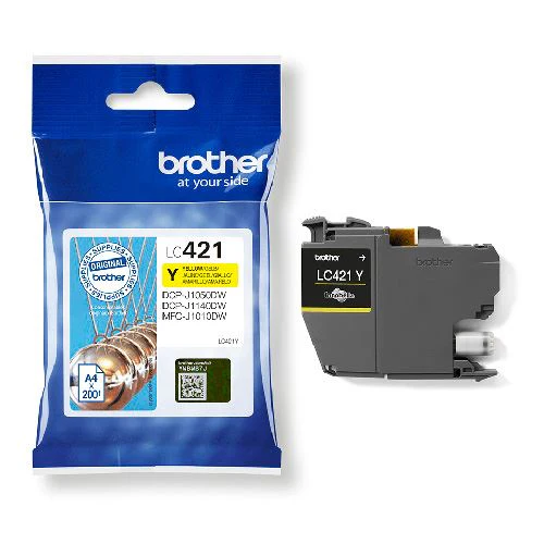 Tinteiro Brother LC421Y - Amarelo