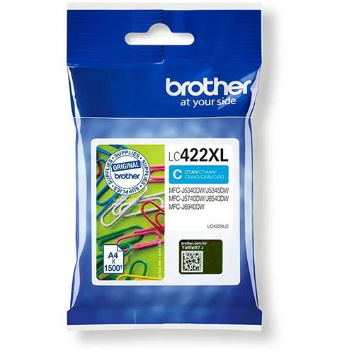 Tinteiro Brother LC422XLC - Cyan XL