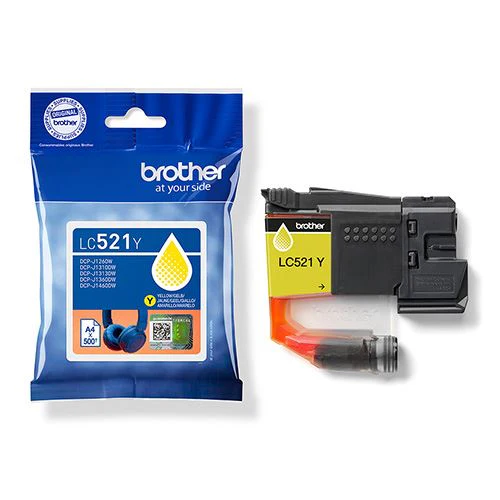 Tinteiro Brother LC521Y - Amarelo