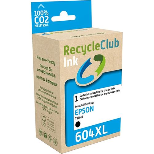 Tinteiro Recycleclub Epson 604XL (T10H1) - Preto
