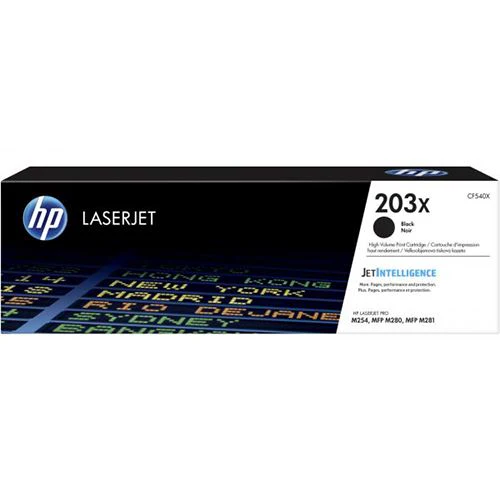 Toner HP LaserJet Original 203X - Preto - CF540X