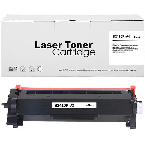 Toner Reciclado Recoll TBRO1001NE Compatível com Brother TN-2410 - Preto