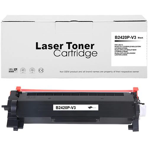 Toner Reciclado Recoll TBRO1002NE Compatível com Brother TN-2420 - Preto