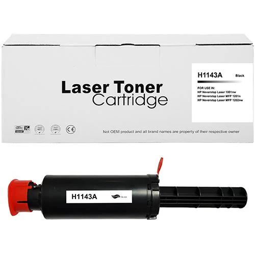 Toner Reciclado Recoll THP1002NE Compatível com HP W1143A - Preto