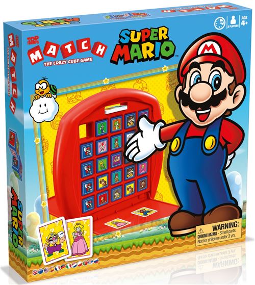 Jogo de Tabuleiro Top Trumps Match Super Mario