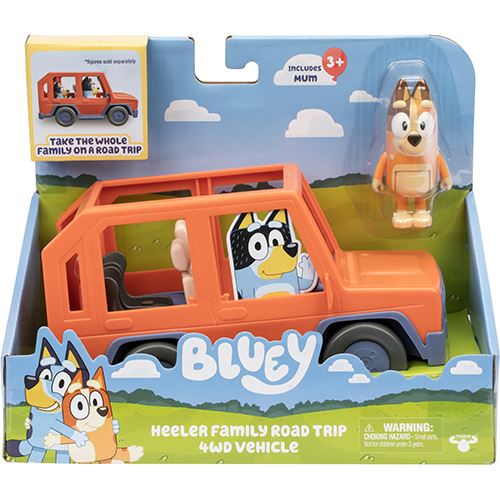 Veículo Bluey - Todo-O-Terreno Familia da Bluey - Moose Toys