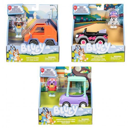 Veículo Básico da Bluey - Moose Toys - Envio Aleatório