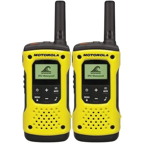 Walkie-Talkies Motorola T92H2O - Amarelo - 2 Unidades