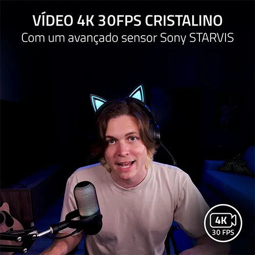 Webcam Razer Kiyo V2 4K UHD - Preto - Image 2